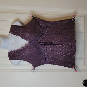 Merona dressy tank top or camy szL purple